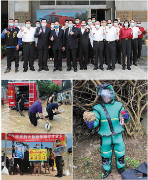 連江縣消防局110年防災宣導守衛鄉親安全成果。(圖:連江縣消防局提供)
