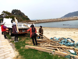 　連江縣環資局統計2021年清除630餘噸海漂垃圾，向海致敬成果豐碩，維護馬祖海岸線景觀。（圖：連江縣環資局）