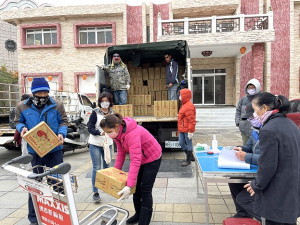 　北竿春節家戶贈酒啟動，全鄉計有844戶符合發放資格。（圖／文：陳鵬雄）