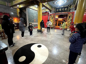 　緊鑼密鼓迎元宵。（圖／文：陳鵬雄）