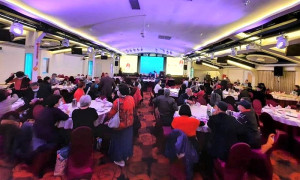 北市福建省長樂同鄉會1月8日第19屆會員大會選出第20屆新任理監事暨同鄉會成立60週年慶祝餐會。(圖:北市福建省長樂同鄉會)
