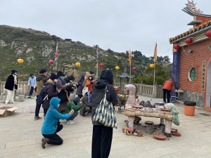 馬祖國際藝術島開幕前夕,邀請台北記者團10日抵達東莒踩線。(圖/文:蔡夢玲)