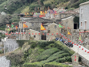 山城迎元宵。（圖與文：陳鵬雄）