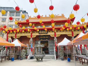 塘岐水部尚書公府十四日舉辦盛大送狀元船,以及《威鎮海疆》陳文龍舞臺劇系列活動,廟方邀請大家前來共襄盛舉。(圖/文:馮紹夫)