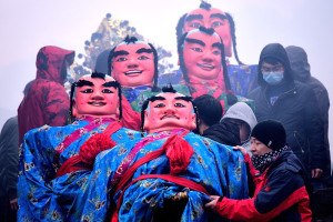 　歡笑臉譜。（圖／文：陳其敏）