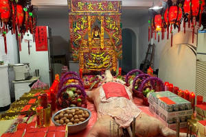 　「齊天大聖」，是東引最後一場擺暝活動，至此，東引一系列迎神敬神活動劃下圓滿句點。（圖／文：陳其敏）