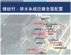 環資局1日在北竿召開排水系統改善工程規劃說明會。(圖/文:陳鵬雄)