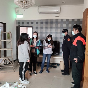 　交旅局會同相關單位不定期執行本縣旅宿聯合稽查，確保住宿品質及安全。（圖：交旅局）