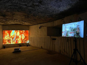 　藝術家陳飛豪「水流之神」錄像作品