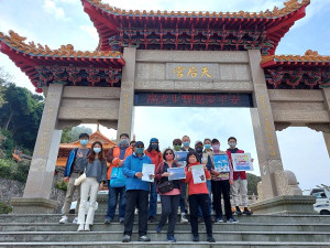 馬管處攜手連江縣政府及中央駐馬機關共同辦理馬祖旅遊安全聯合宣導活動。(圖:馬管處)