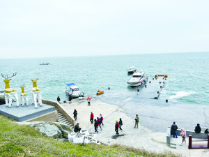 　大坵生態之旅升溫。（圖與文：陳鵬雄）