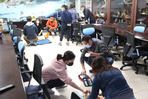 　交旅局辦理CPR+AED訓練課程，加強導遊及領隊心肺復甦術、異物哽塞和使用AED技能。（圖／文：吳嘉榮）