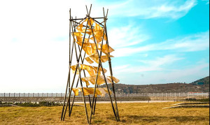 8大策展家族-第8戶《風塔》/從教育扎根出發,由四鄉五島學童共創作品。