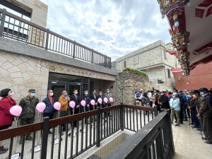 　北竿白沙及橋仔村老人活動中心16日正式揭牌啟用。 （圖／文：陳鵬雄）