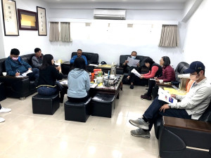 北竿鄉公所對2022年觀光系列活動向代表會提出報告與說明。(圖:北竿鄉代會)