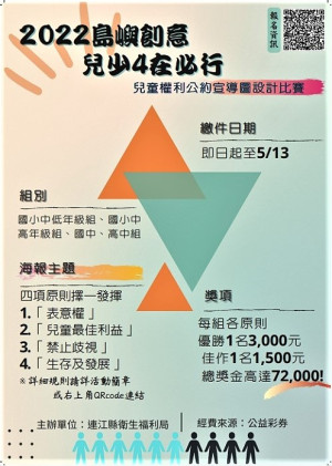 衛福局兒少創意宣傳圖海選競賽 報名至5月13日