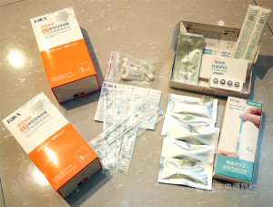 中央流行疫情指揮中心指揮官陳時中24日表示,快篩實名制擬5月初上路,將至少提供5000萬劑。(圖:中央社檔案照片)