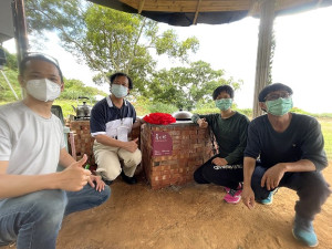 產發處島上好開門週活動　開心農場聽息體驗。（圖與文：陳鵬雄）