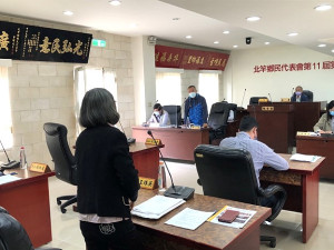 　北竿鄉代會19日結束為期2天的鄉政總質詢議程。（圖／文：陳鵬雄）