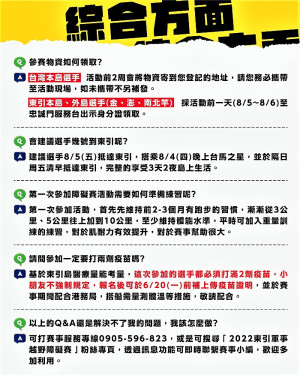 懶人包-3／交通住宿、賽事、綜合 　2022東引軍事越野障礙賽