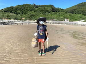 西莒生態體驗營,小朋友玩得不亦樂乎!(圖/文:宋幸儒)