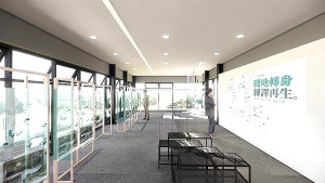 梅石特約茶室國際藝術島展區梅石園區工兵教室。(圖:連江縣政府文化處)