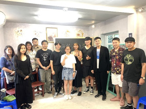 　馬祖青年發展協會19日舉辦《海藍色的星星》讀劇發表會，該劇由馬中學生陳采萱創作。（圖／文：馮紹夫）