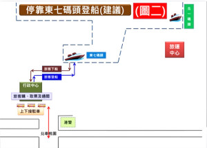 東七碼頭行政中心大樓完成增設X光機通關聯檢作業,落實動線優化一站式服務。(圖:南北海運公司)