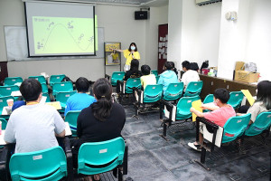 　馬媳會7月30日、31日兩天舉辦「女力故事力」講座，邀請「仙女老師」余懷瑾指導架構520法則，勇敢說出一個有影響力的故事。（圖／文：曹重偉）