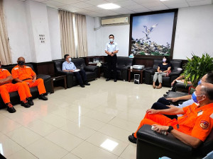 為提升同仁法治觀念及強化法律知識,海巡署9、10日兩天在地區舉辦111年度廉政宣導講習,肅貪守法展決心。(圖:馬祖岸巡隊)