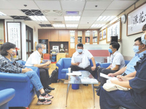 縣府佈建南竿100床長照機構規劃大同之家向後延伸至三槍堡,立委陳雪生15日邀集相關召開場址土地交換移轉協調會。(圖:立委陳雪生國會辦公室)