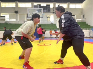 　馬祖角力隊揚威，苗栗福興武術學校11日到馬祖進行移地訓練，後續5校百名選手也會來馬祖移地訓練。（圖：馬祖角力隊）