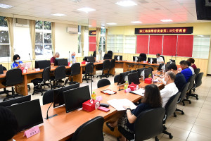 　縣選委會召開第118次委員會議，討論確認連江縣第12屆鄉長、鄉民代表暨村長選舉名額、選舉區劃分及競選經費最高金額等事項。（圖／文：曹重偉）