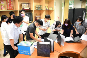 　行政院全民防衛動員準備業務會報16日由副執行秘書戴天鵬率各部會組成之評鑑小組一行，抵馬進行動員業務訪評。（圖／文：曹重偉）