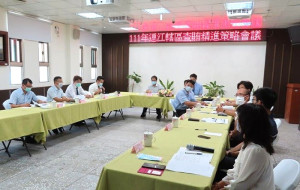 連江地檢署召開查賄精進策略會議,金門高檢署檢察長鄭銘謙邀集檢警調軍司法共同精進查賄技巧,維護馬祖乾淨選風。(圖:連江地檢署)