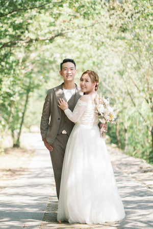 好久不見在馬祖拍婚紗的馬祖新人陳冠元與施慧罄,透過友人介紹很想在馬祖拍婚紗的攝影師梁榕,雙方一拍即合。(圖:梁榕/Sunlight Action Photography)