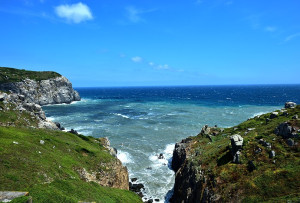 　受強烈颱風軒嵐諾外圍環流影響，東引沿海風浪已明顯增強。（圖／文：陳其敏）