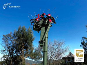 馬祖國際藝術島獲得2022金點設計獎整合設計類「城市與公設」設計獎,再獲國際肯定,圖為珠螺花開時策展作品。(圖:文化總會)