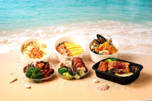 新竹喜來登三大餐廳配合「外島美食節」推出期間限定的六島外帶餐盒。(圖:新竹喜來登提供)