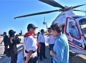 　衛福部離島救護航空器駐地備勤及運送服務計畫，凌天航空得標擴充三年執行。（圖：馬祖日報資料）