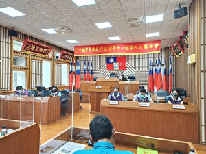 莒光鄉民代表會第11屆第8次臨時會,6日審議莒光鄉111年度總預算第1次追加預算案。(圖/文:宋幸儒)