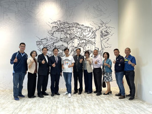 　　唐氏症基金會愛不囉嗦商場及咖啡店 (ABRAZO Café) 進駐北竿遊客中心，14日舉辦盛大開幕記者會。（圖／文：陳鵬雄）