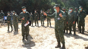 　陳副指揮官實施指導與總結。（圖：洪筱婷）