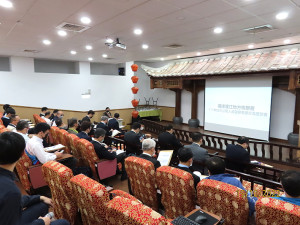 地檢署選舉查察分區座談會,法務部常次林錦村、檢察總長邢泰釗等抵馬參加並前往福澳港視察反賄選、幽靈人口宣導立牌及海報布置情形。(圖/文:曹重偉)