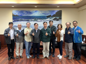 　內政部都市計畫委員會小組8日蒞馬現勘，縣長劉增應盼委員會加速推動馬祖都市計畫通盤檢討通過。（圖／文：馮紹夫）