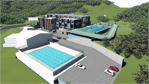 　▲北竿中山國中遷校新校舍興建工程示意圖。（資料圖）
