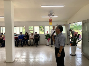 　連江縣退休公教人員協會會址成立，12日舉辦揭牌儀式。（圖／文：馮紹夫）