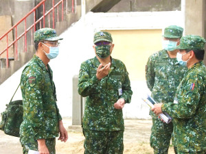 陳指揮官針對近期重大任務實施工作指導。(圖:耿顯揚)