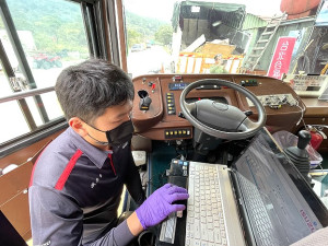 　ISUZU台北合眾汽車14日起在南北竿為客戶展開愛車免費健檢服務。（圖／文：陳鵬雄）