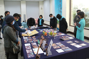 　小島造起來—馬祖社區營造成果展開幕暨分享會，呈現馬祖軍事文化、海洋文化、社區故事和藝術創作等多元面向。（圖／文：吳嘉榮）